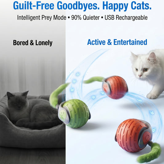 Auto-Roll Smart Cat Toy