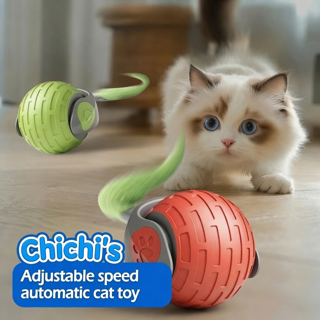 Auto-Roll Smart Cat Toy